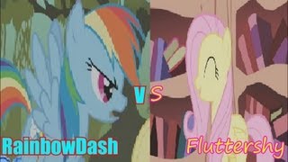 Epic Rap Battles Of History (Pony Parody) 9- Rainbow Dash VS Fluttershy