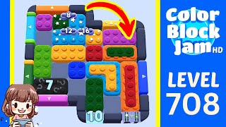 Soluzione del Livello 708 di Color Block Jam