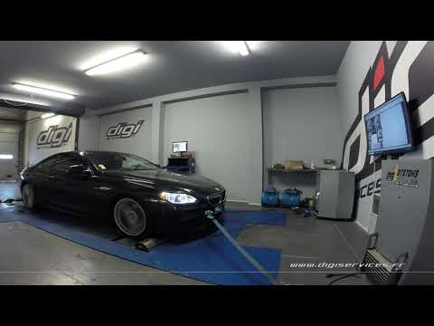 BMW 640 XD 313cv AUTO Reprogrammation Moteur @ 387cv Digiservices Paris 77 Dyno