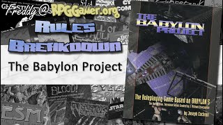 The Babylon Project | Rules Breakdown