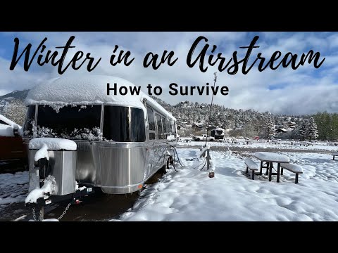 How to survive winter in an Airstream Flying Cloud | FULL TIME RV LIVING | I survived -56 windchill!