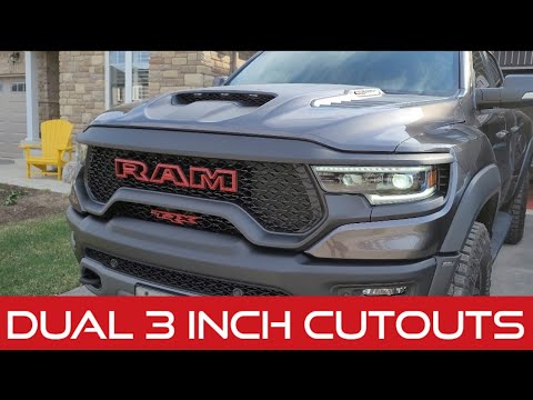 3 inch Electric Cutouts Ram TRX