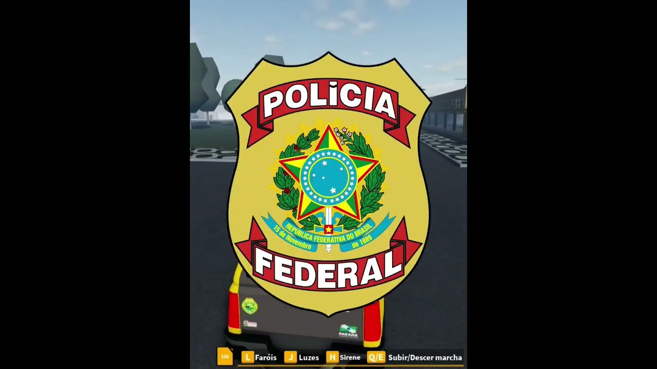 VIREI POLICIAL POR 1 DIA NO ROBLOX!😎 #roblox #shorts #robloxroleplay #paraná