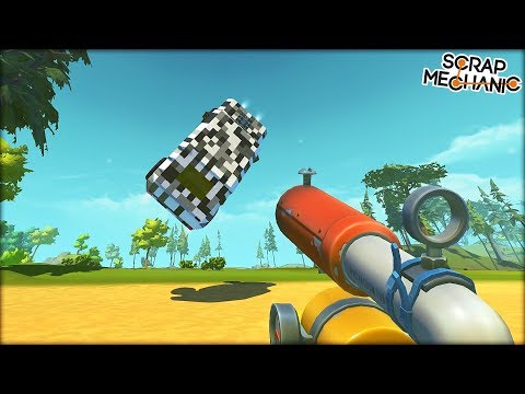 This Mod Turns the Spudgun into a Gravity Gun! (Scrap Mechanic Gameplay)
