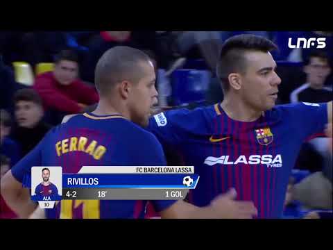 Gol Rivillos (4-2) FC Barcelona Lassa - Gran Canaria. 1 Div, J15