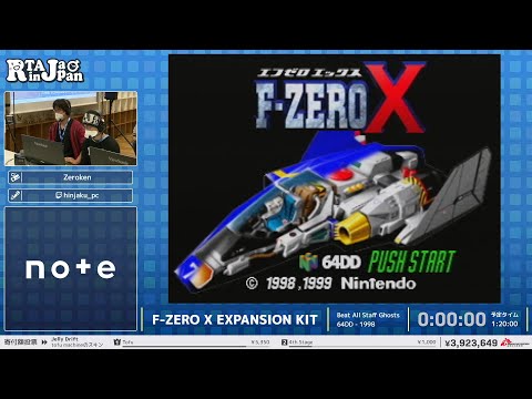 F-ZERO X EXPANSION KIT - RTA in Japan Summer 2023