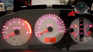 איך להחליף מנורות בלוח שעונים מיצובישי לנסר קלאסיק ולהפעיל מנורה חיווי אורות