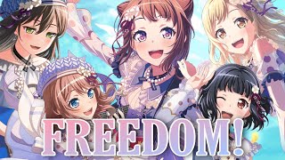 Music video thumbnail preview for Poppin‘Party ✖️Umino Natsuki 「Freedom」| AMV edit by Rikyuru by Poppin'Party
