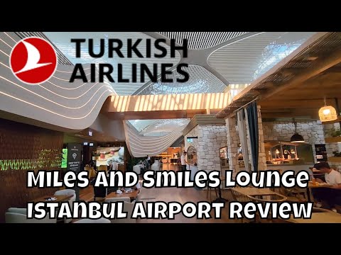 Turkish Airlines Miles & Smiles Lounge at Istanbul Airport!