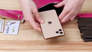 Модна жіноча бананка з натуральної шкіри Shvigel 16392