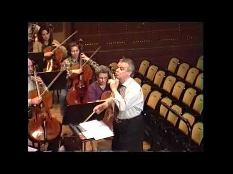 Yuri Simonov in rehearsal (2002) . Erkel Ferenc: Hunyadi nyitány / Overture