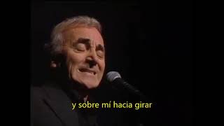 Charles Aznavour  Hier encore, subtitulado