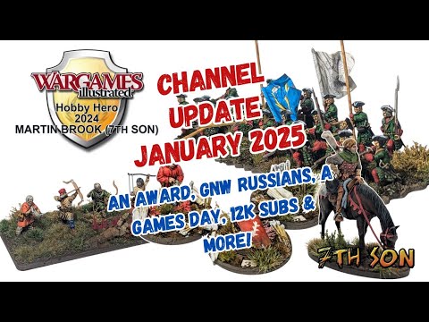 Channel Update January 2025: An Award!, GNW Russians, A Games Day, 12K Subs & More!!