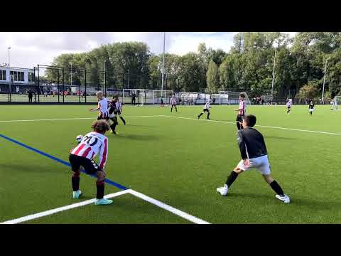 Spartaan20 jo11-4 tegen Hekelingen JO11-3