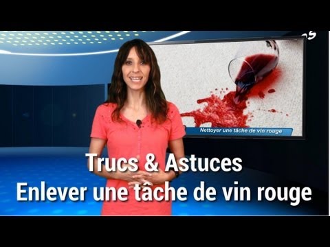 comment nettoyer tache de vin rouge