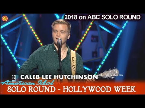 Caleb Lee Hutchinson SUPERB country w TWANG "Your Man" Solo Round Hollywood Week American Idol 2018