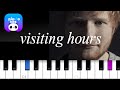 Ed Sheeran - Visiting Hours | Piano Tutorial