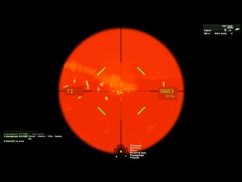 UKFRG M107 Sniper shots 800 - 900 meters with Demo rounds an