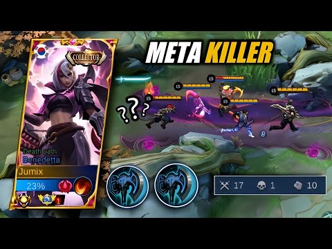 BENEDETTA FAST MASSACRE BUILD IS SO OP 🤯 ENEMY ARE MELTING SO EASILY! A MUST TRY BUILD! | MLBB