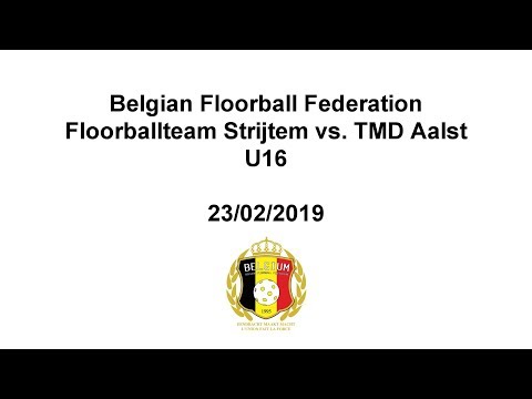 U16: Floorballteam Strijtem vs. TMD Aalst 23.02.2019