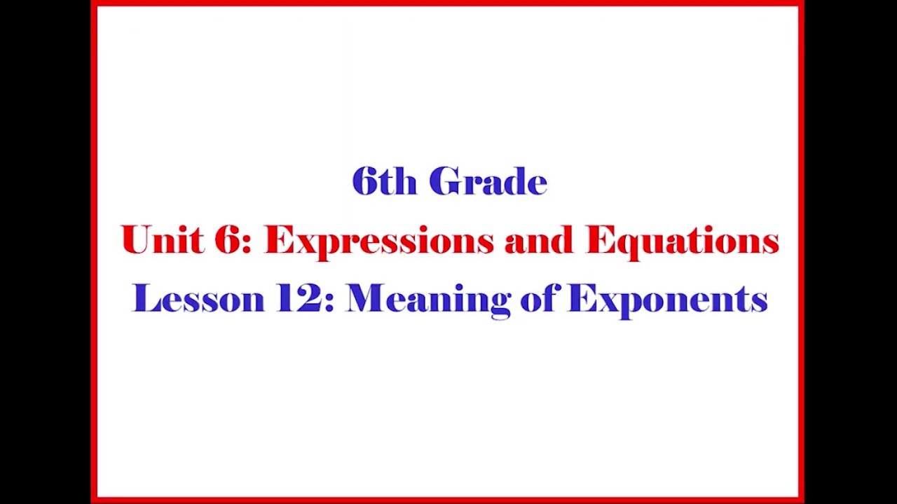 6 6 12 Grade 6 Unit 6 Lesson 12 Morgan - Open Up Resources