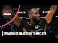 Reaction to Leon Edwards knocking out Kamaru Usman at UFC 278 | ESPN MMA
