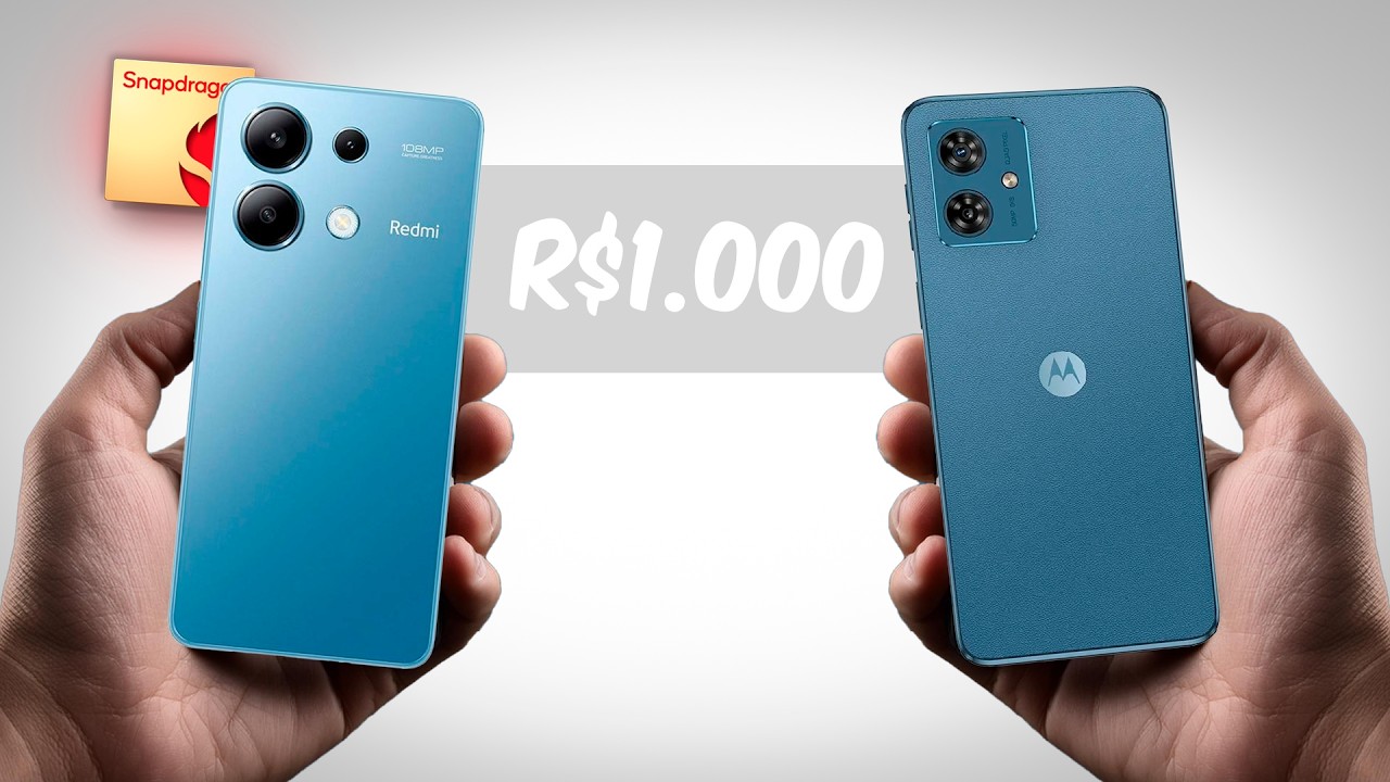 5 MELHORES CELULARES para Comprar até 1000 REAIS 2024 - Custo-Benefício (Atualizado!)