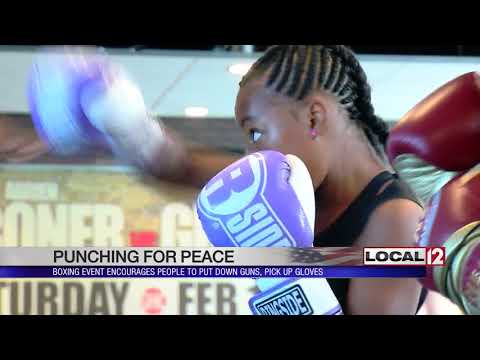 Punching For Peace: Boxing event encourages people to put down guns, pick up gloves