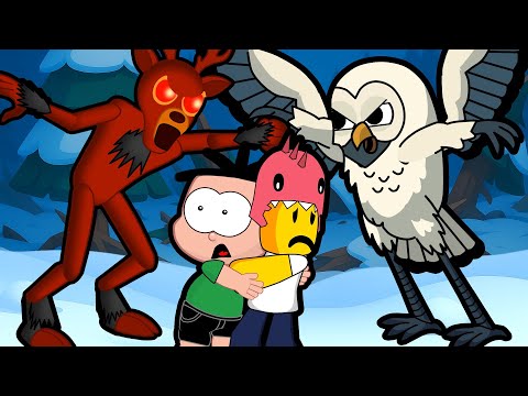 Cebolinha Vs Coruja 99 Noites na Floresta Roblox - Parte 2