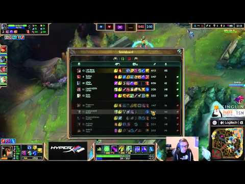 Bjergsen duo xSojin - Cassiopeia vs LeBlanc Mid - League of Legends Gameplay