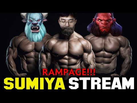 3 Muscle Men Dota Rampage Game | Sumiya Stream Moment 3815