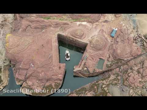 Drone footage from Seacliff Beach (August 2022)