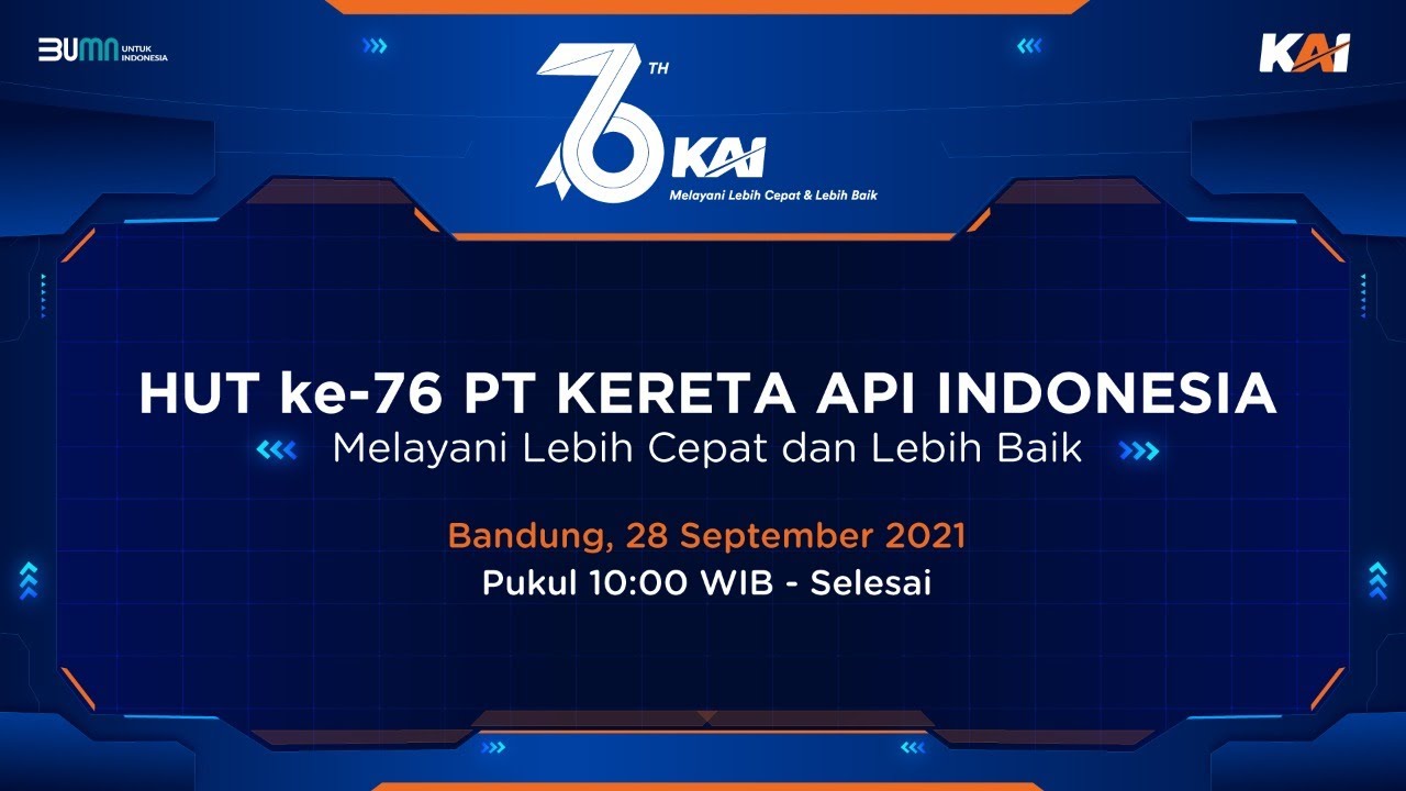 Acara Puncak HUT ke-76 KAI 