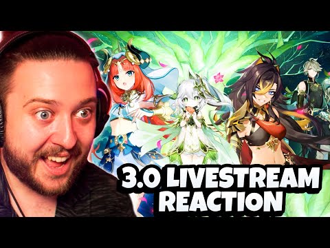3.0 LIVESTREAM REACTION (SUMERU, BANNERS, ROADMAP???) | Genshin Impact