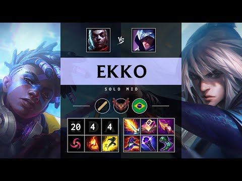 Ekko Mid vs Talon: Quadra Kill, Legendary - BR Grandmaster Patch 14.24