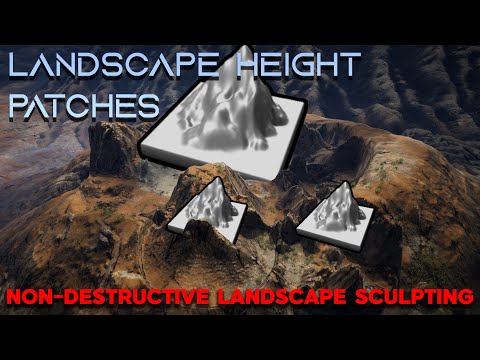 Easily Sculpt and Deform Landscapes in Unreal Engine 5 with PATCHES!