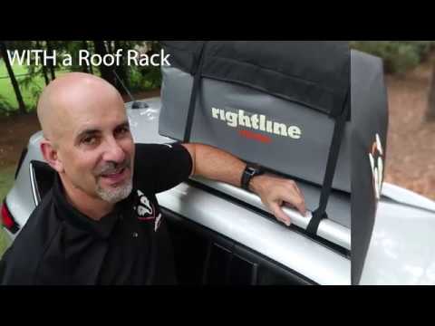 Rightline Gear Attach a Car Top Carrier WITH a Roof Rack