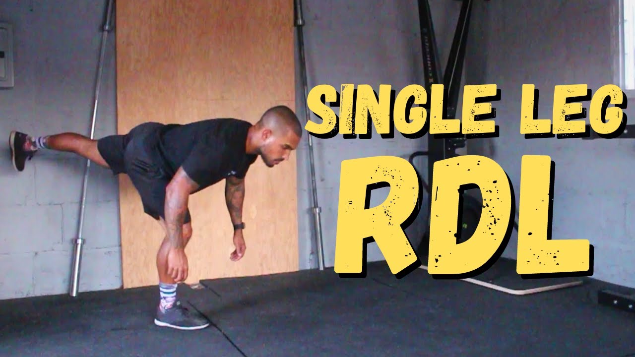 Movement Demo | Body Weight Single Leg Romanian Deadlift - YouTube