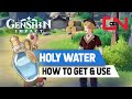 Genshin Impact Holy Water How to Get & Use - Hopkins the Marvelous