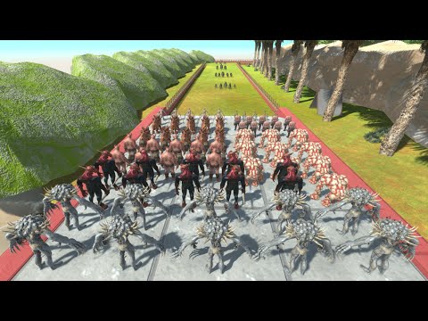 Challenge Infernals vs Mutant Primates - Animal Revolt Battle Simulator