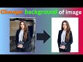 How to remove background of photo/ change background / remove background