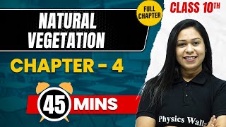 NATURAL VEGETATION in 45 Mins | Complete Chapter Mind Map | Class 10  ICSE GEOGRAPHY