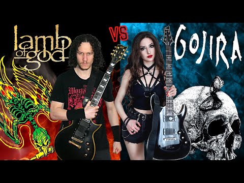 Lamb of God vs Gojira | Groove / Death metal vs Technical death metal (guitar riffs battle) cover
