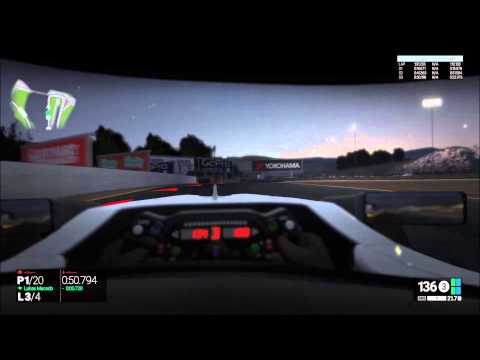 Project Cars - Sonoma @ Night (Formula A Class - 20 Cars Total/4 Laps)