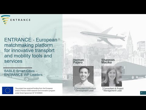 ENTRANCE EU Matchmaking Platform Webinar