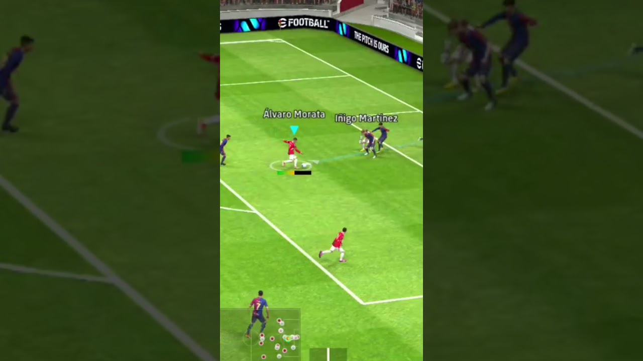 Ac Milan 4 - 1 Barcelona fc #efootball #efootball2024 #football #soccer