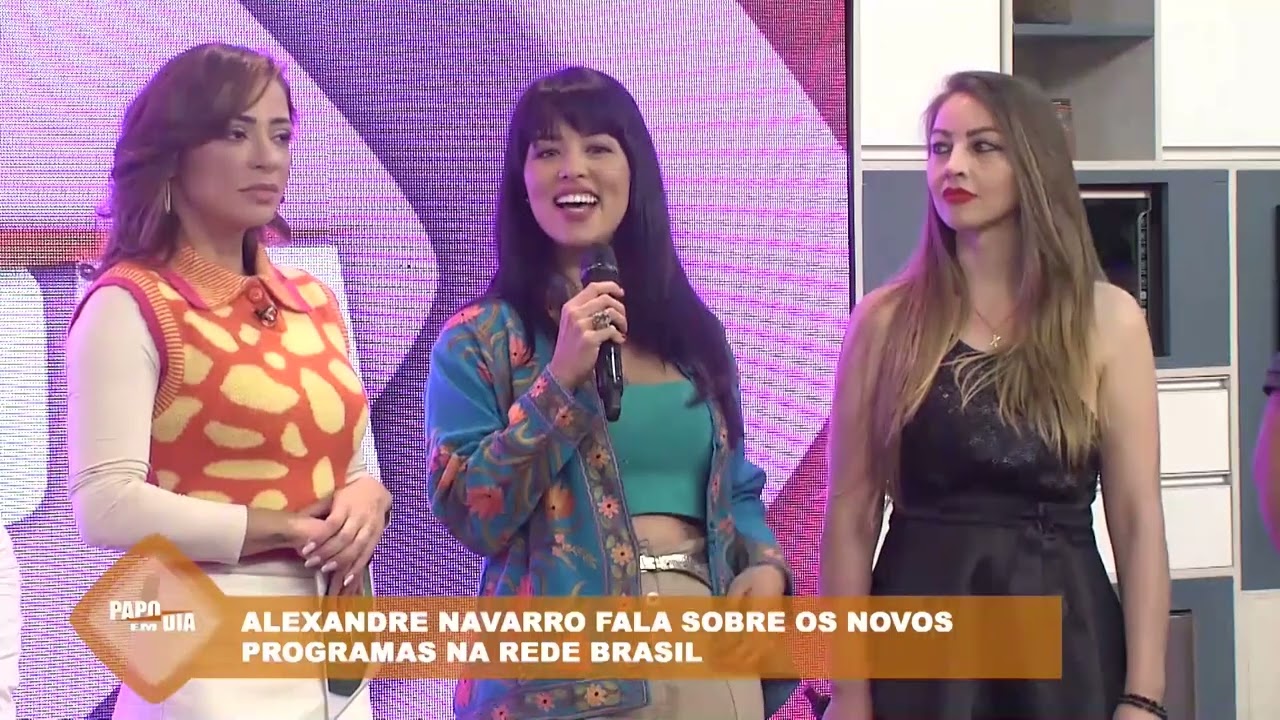 Melina Dau em Papo em Dia · Rede Brasil
