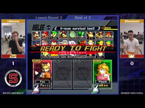 Event Match 24: Liberace (Fox) vs Vincessant (Peach) - Losers Round 3