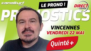 emission video des courses turf pmu du Vendredi 22 mai 2026