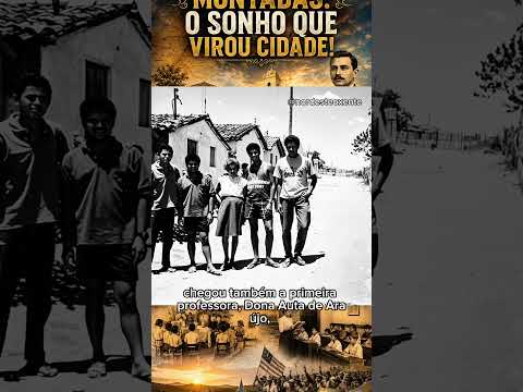 MONTADAS: O SONHO QUE VIROU CIDADE! #montadas #nordeste #paraíba #pretoebranco